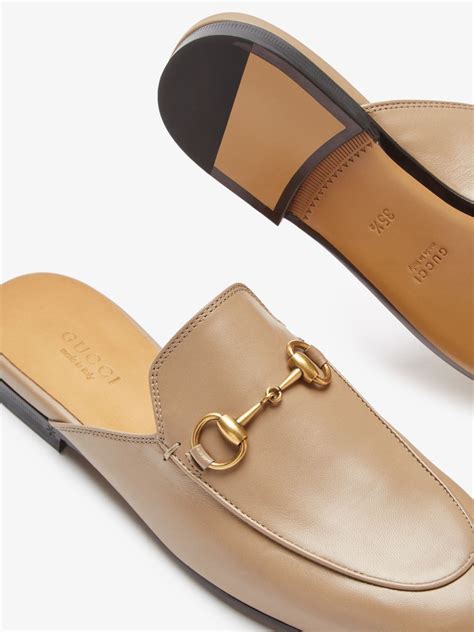 gucci princetown embroidered leather slipper knockoff|Gucci princetown mule beige.